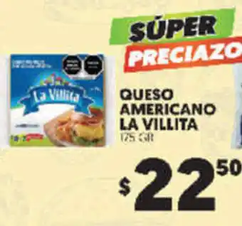 Merco Queso Americano la Villita 175g oferta