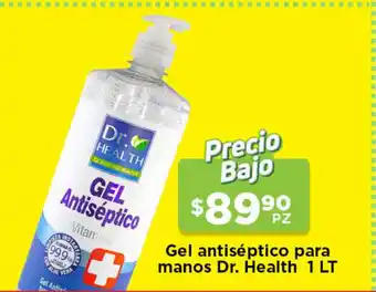 Gel Antiseptico para Manos DR. Health 1 lt
