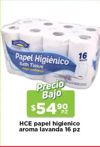 HEB HCE Papel Higienico Aroma Lavanda 16 pz oferta