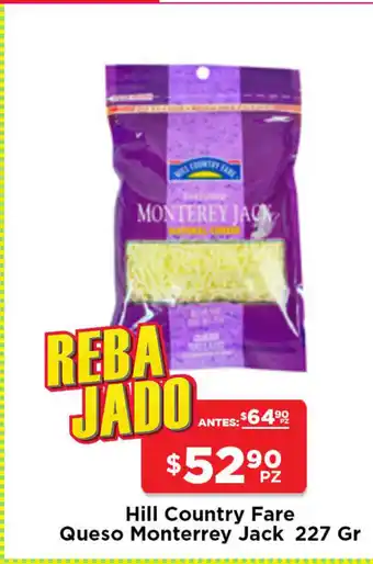 HEB Hill Country Fare Queso Monterrey Jack 227 gr oferta