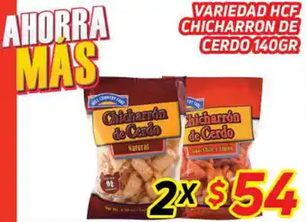 Variedad HCF Chicharron de Cerdo 2x140g