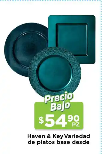 HEB Haven & Key Variedad de Platos Base desde oferta