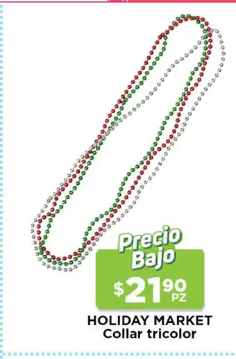 HEB Holiday Market Collar tricolor oferta