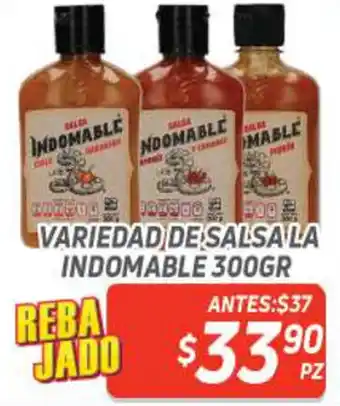 Variedad de Salsa la Indomable 300g
