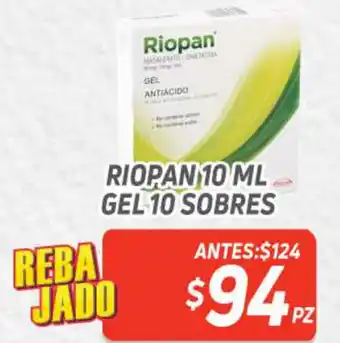 Riopan 10 ml Gel 10 Sobres