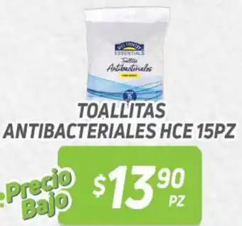 HEB Toallitas Antibacteriales HCE 15pz oferta