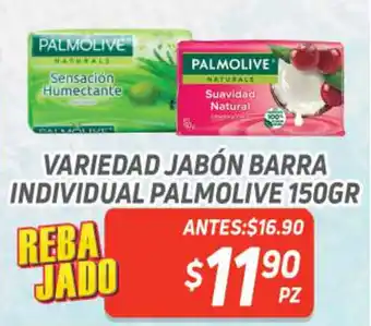 HEB Variedad Jabón Barra Individual Palmolive 150g oferta