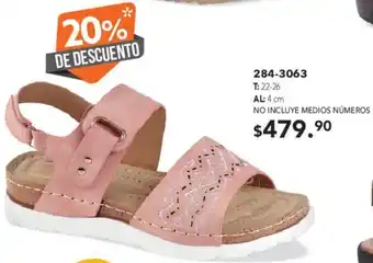 Andrea CALZADO DE MUJER 284-3063 4cm oferta