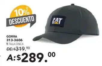 CAT GORRA 313-3606 T: TALLA ÚNICA
