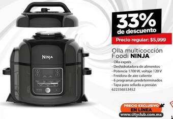 City Club NINJA Olla multicocción Foodi oferta