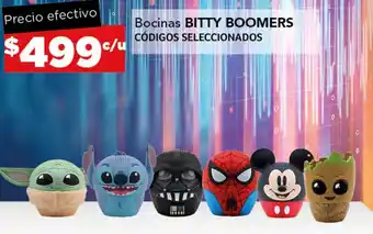 BITTY BOOMERS Bocinas  CÓDIGOS SELECCIONADOS