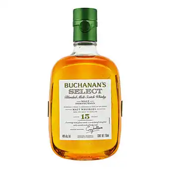 Costco Whisky Buchanan's Select- Malt Perfection 15 Años 750 ml oferta