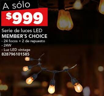 City Club MEMBER'S CHOICE Serie de luces LED oferta