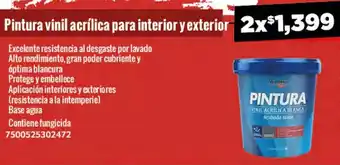 City Club Pintura vinil acrílica para interior y exterior oferta