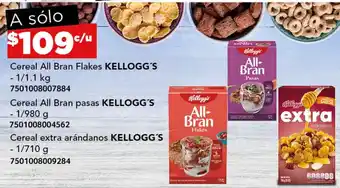 City Club KELLOGG'S Cereal All Bran pasas oferta