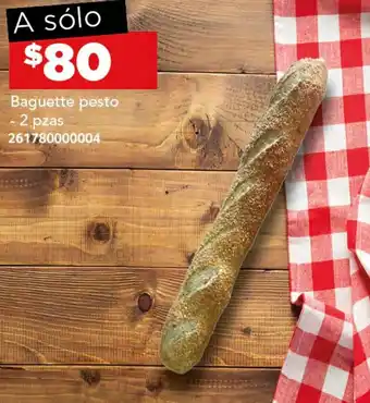 City Club Baguette pesto 2 pzas oferta
