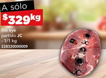 City Club JC Rib eye partido 1/1 kg oferta