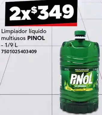 City Club PINOL Limpiador líquido multiusos 2x1/9 L oferta