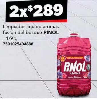 City Club PINOL Limpiador líquido aromas fusión del bosque 2x1/9 L oferta