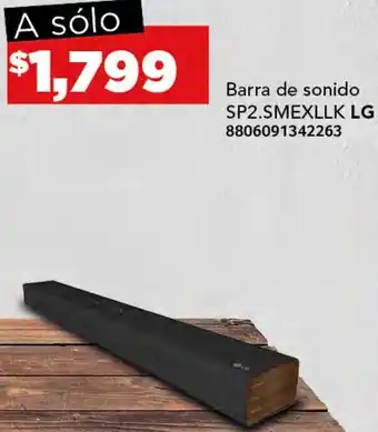 City Club LG Barra de sonido SP2.SMEXLLK oferta