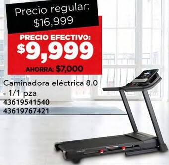 City Club Caminadora eléctrica 8.0 1/1pza oferta