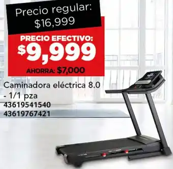 City Club Caminadora eléctrica 8.0 1/1pza oferta