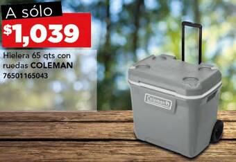 City Club COLEMAN Hielera 65 qts con ruedas oferta