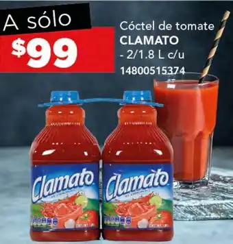 City Club CLAMATO Cóctel de tomate 2/1.8L oferta