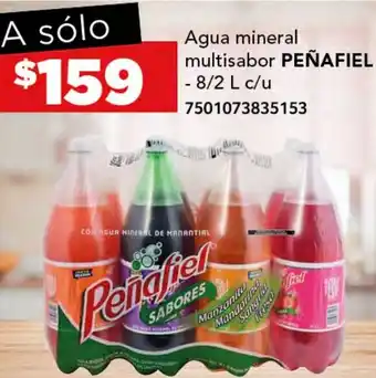 City Club PEÑAFIEL Agua mineral multisabor 8/2L oferta