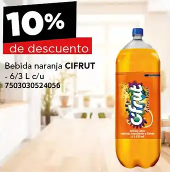 CIFRUT Bebida naranja 6/3 L