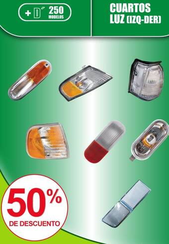 Refaccionaria California CUARTOS LUZ IZQ-DER oferta