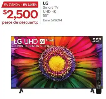 Costco LG Smart TV UHD 4K 55" oferta