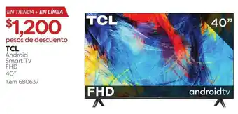 Costco TCL Android Smart TV FHD 40" oferta