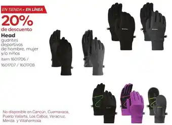 Costco Head guantes deportivos de hombre, mujer y/o niños oferta