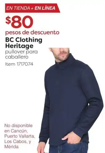 Clothing Heritage pullover para caballero
