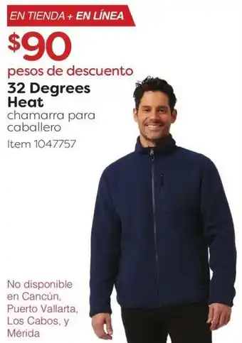 Costco 32 Degrees Heat chamarra para caballero oferta
