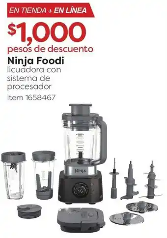 Costco NINJA Foodi licuadora con sistema de procesador oferta