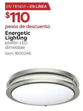 Costco Energetic Lighting plafón LED dimeable oferta