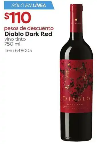 Costco Diablo Dark Red vino tinto 750ml oferta