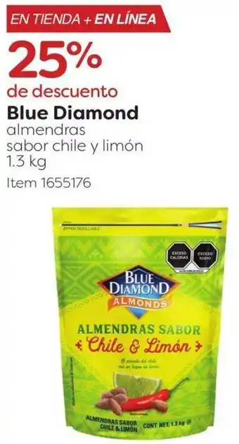 Costco Blue Diamond almendras sabor chile y limón 1.3 kg oferta