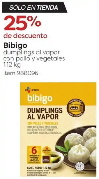 Costco Bibigo dumplings al vapor con pollo y vegetales 1.12 kg oferta