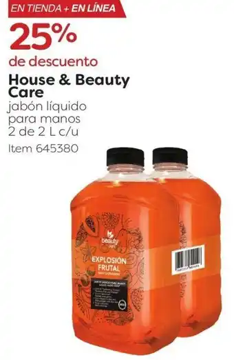 Costco House & Beauty Care jabón líquido para manos 2 de 2 L oferta