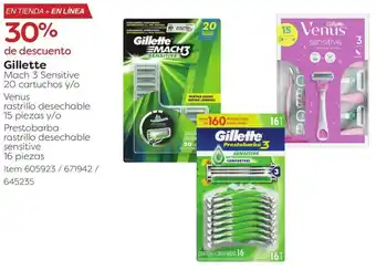 Mach 3 Sensitive 20 cartuchos y/o