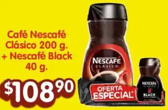 Soriana Híper Café Nescafé Clásico 200 g. + Nescafé Black 40g oferta