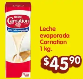 Soriana Híper Leche evaporada Carnation 1 kg oferta