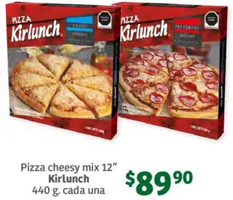 Soriana Híper Pizza cheesy mix 12" Kirlunch 440g oferta