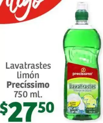 Soriana Híper Precíssimo Lavatrastes Limón 750 ml oferta