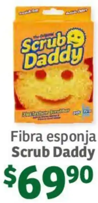 Soriana Híper Scrub Daddy Fibra esponja oferta
