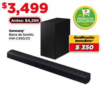Bodega Aurrerá Samsung Barra de Sonido HW-C450/ZX oferta