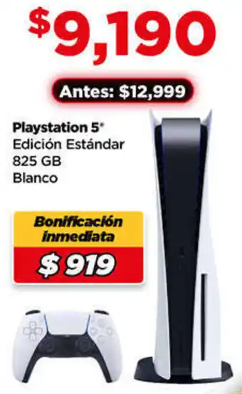 Bodega Aurrerá Playstation 5 Edición Estándar 825 GB Blanco oferta